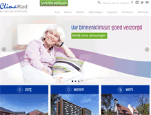 Tablet Screenshot of climarad.nl